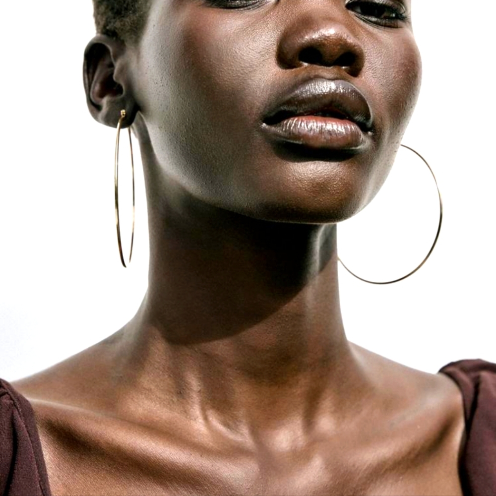 🧸Zara•gold hoop earrings